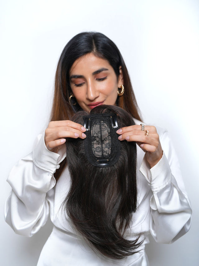 TOPPER CHEVEUX AVEC FRANCHE -EXTENSIONS ATLAS-