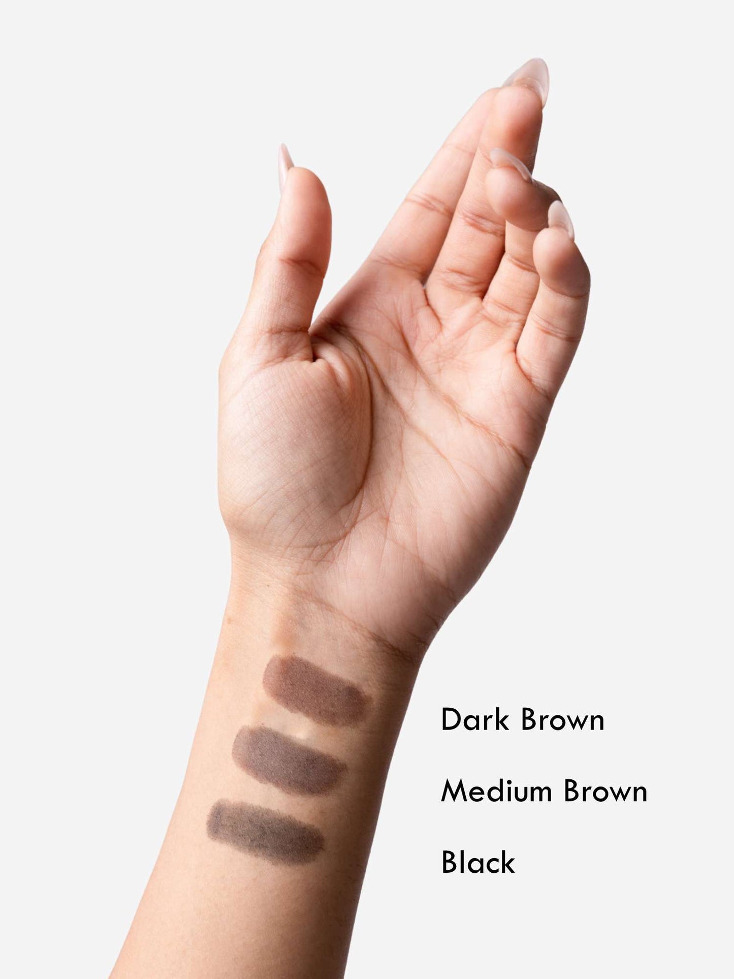 Hair fiber powder shades