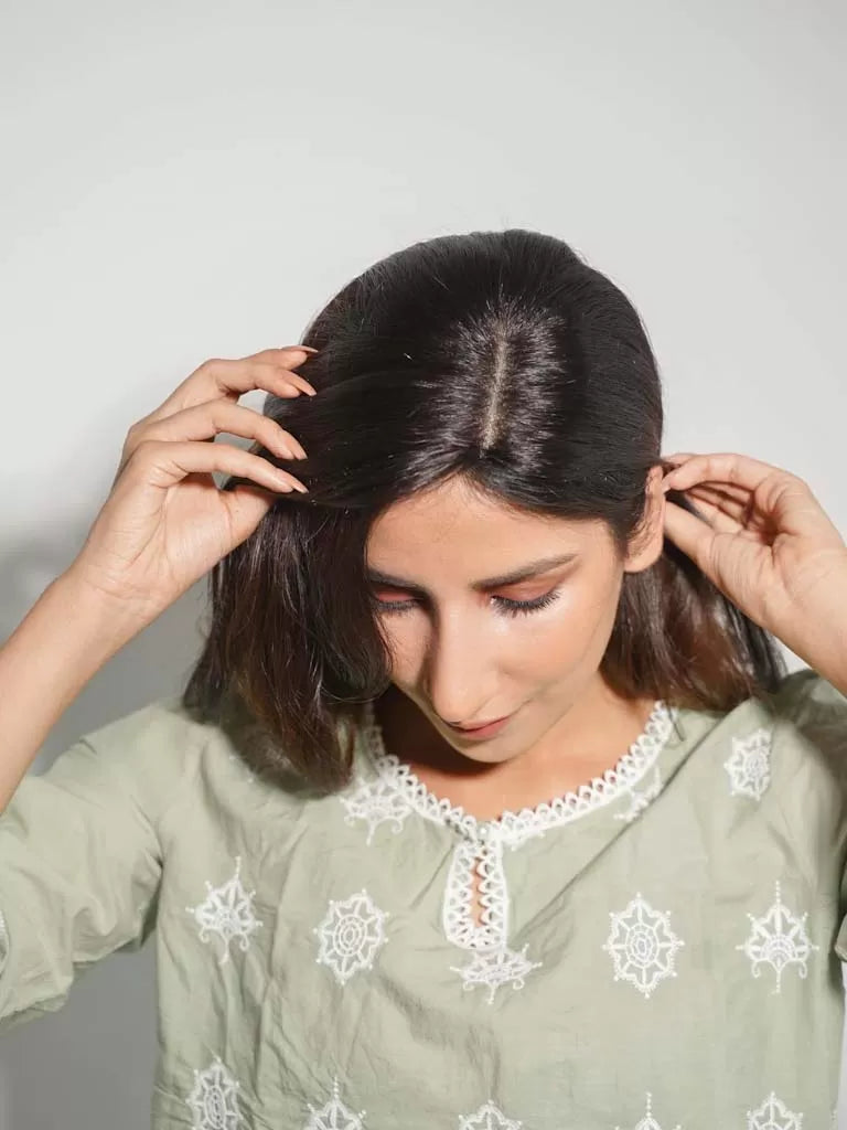 Scalp Topper -Indian  Hair Topper 2.5×3.5 |