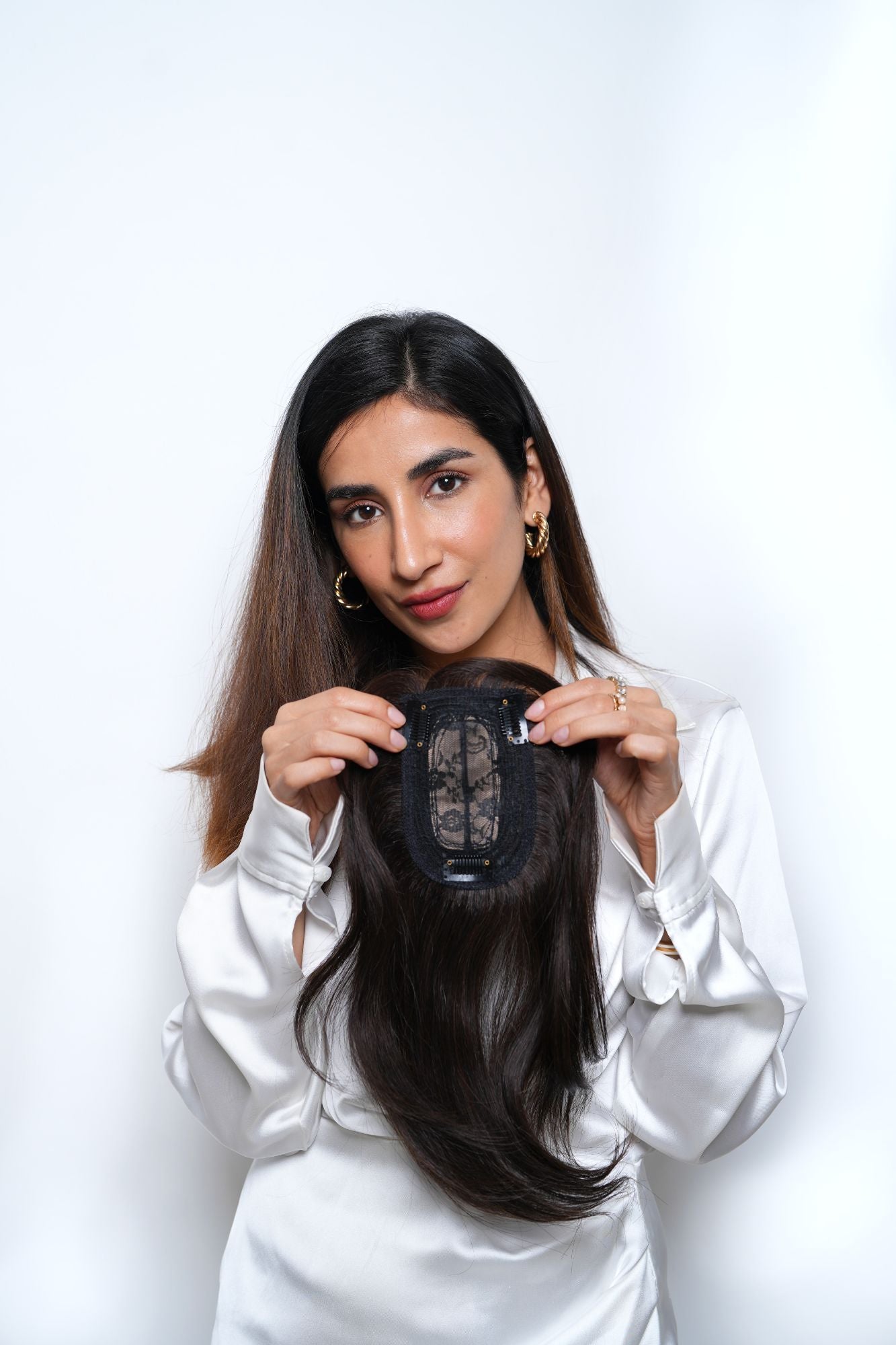 Frange avec surmatelas pour cheveux du cuir chevelu