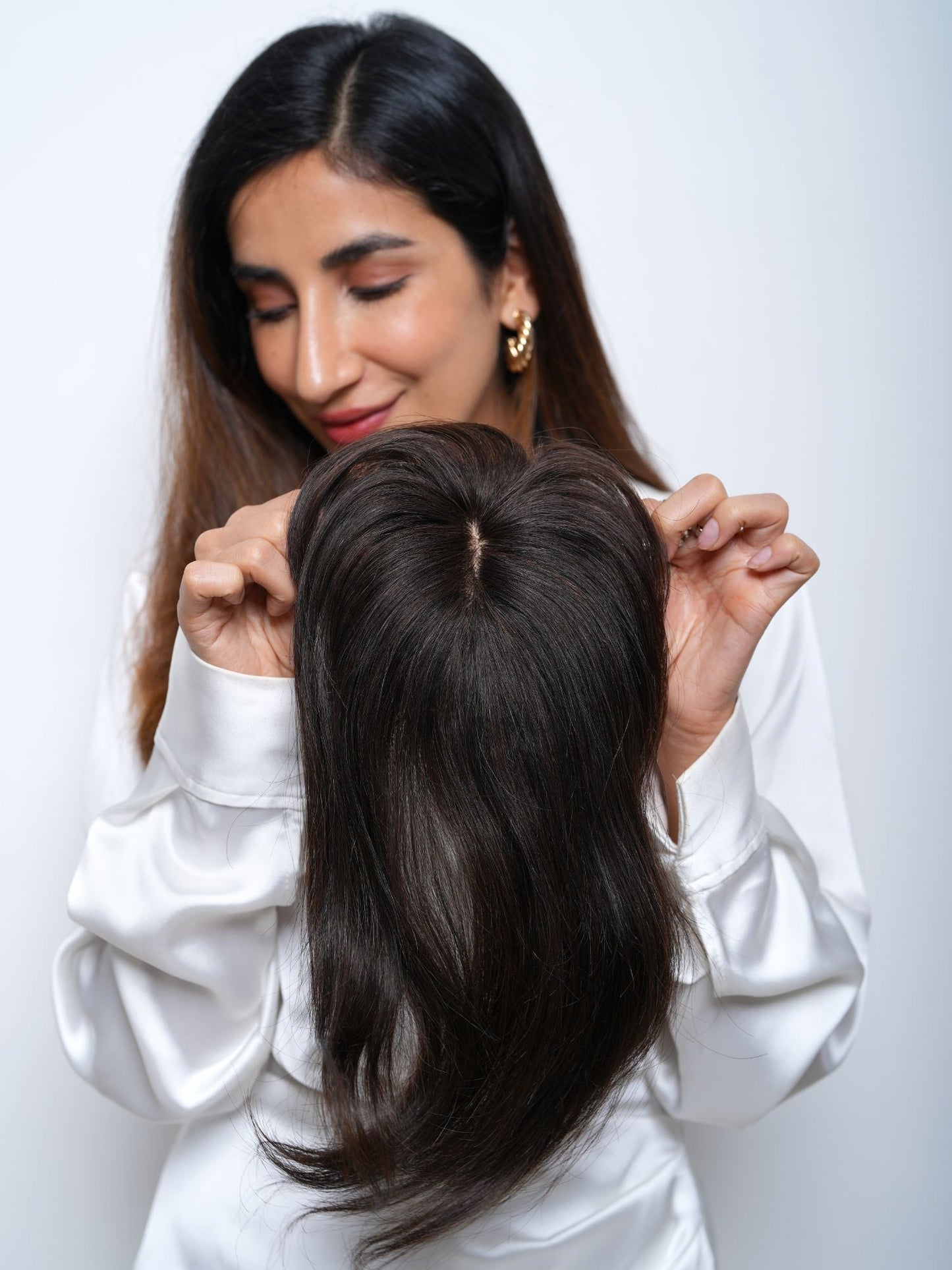 Frange avec surmatelas pour cheveux du cuir chevelu