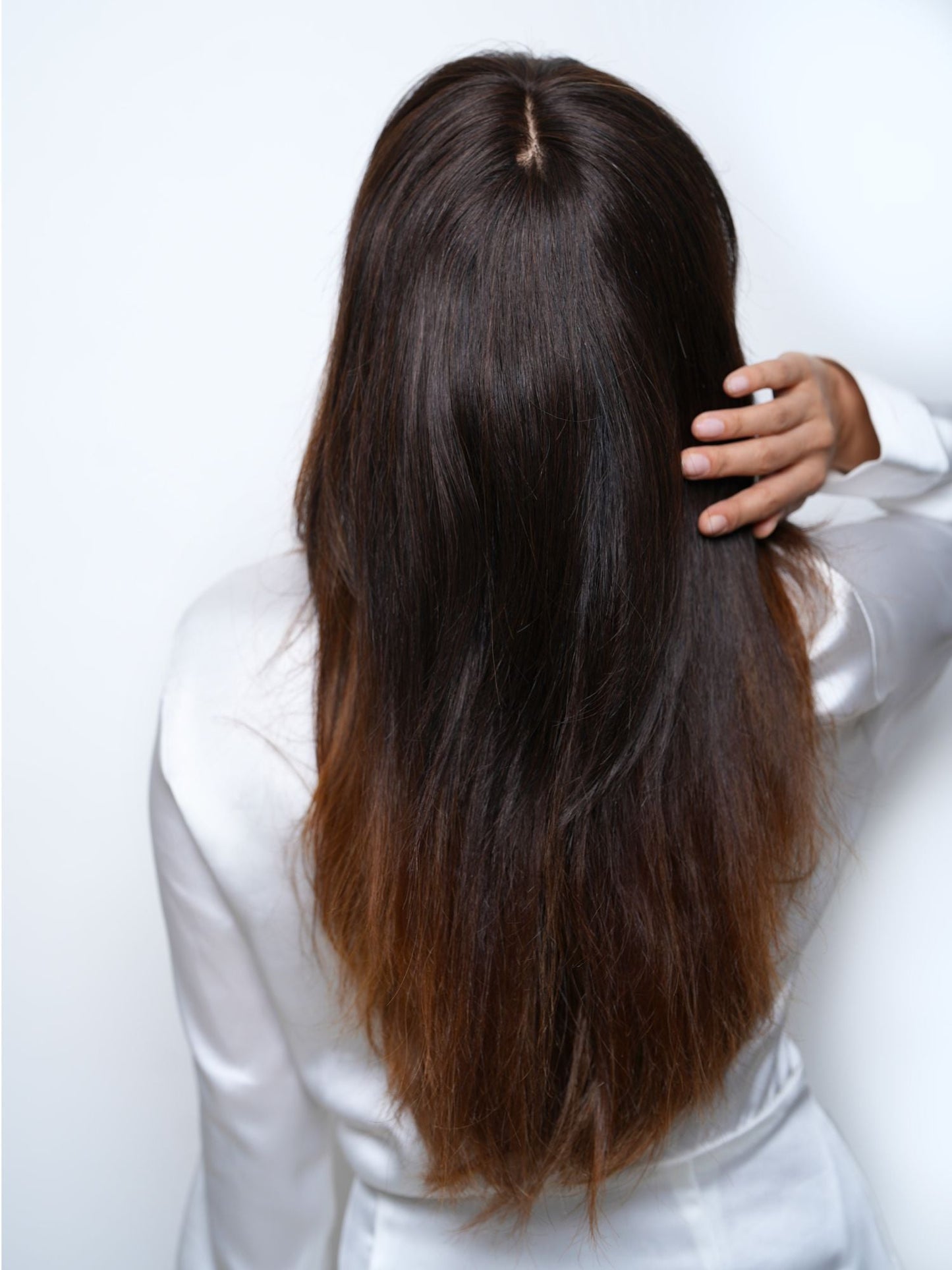 Frange avec surmatelas pour cheveux du cuir chevelu