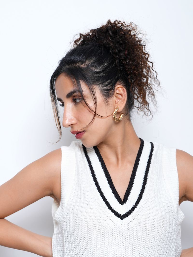 Curly Hair Top Knot Extensions – Wrap Around |