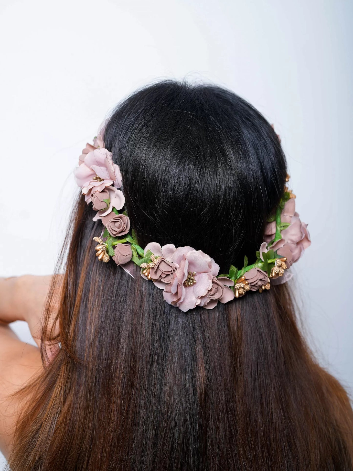 Floral Tiara  –  Pre wedding shoot accessory / Maternity shoot accessory |