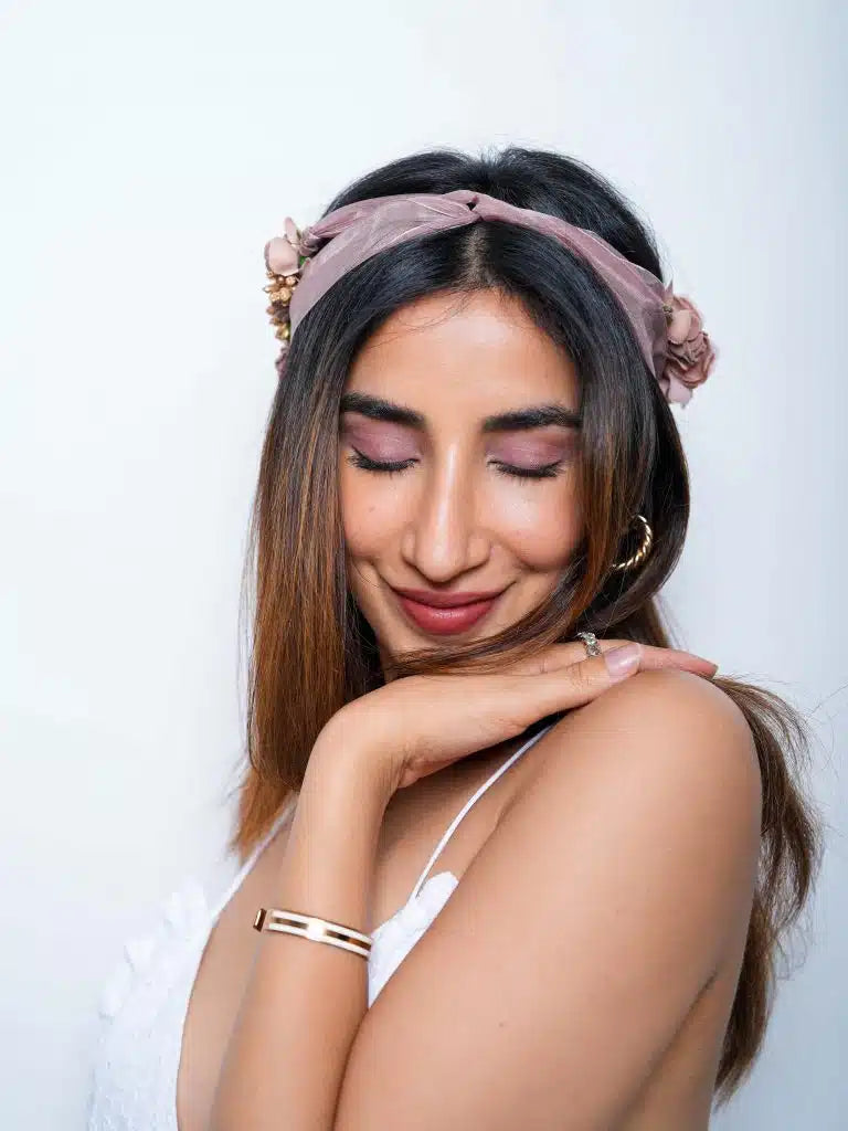 Floral Tiara  –  Pre wedding shoot accessory / Maternity shoot accessory |