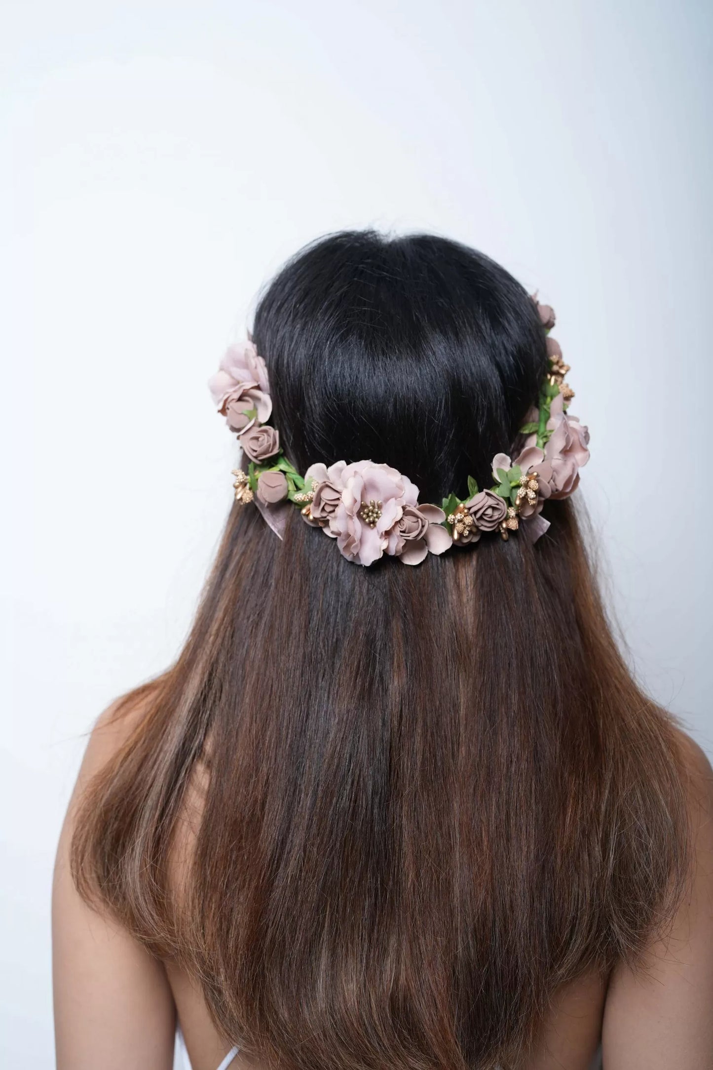 Floral Tiara  –  Pre wedding shoot accessory / Maternity shoot accessory |
