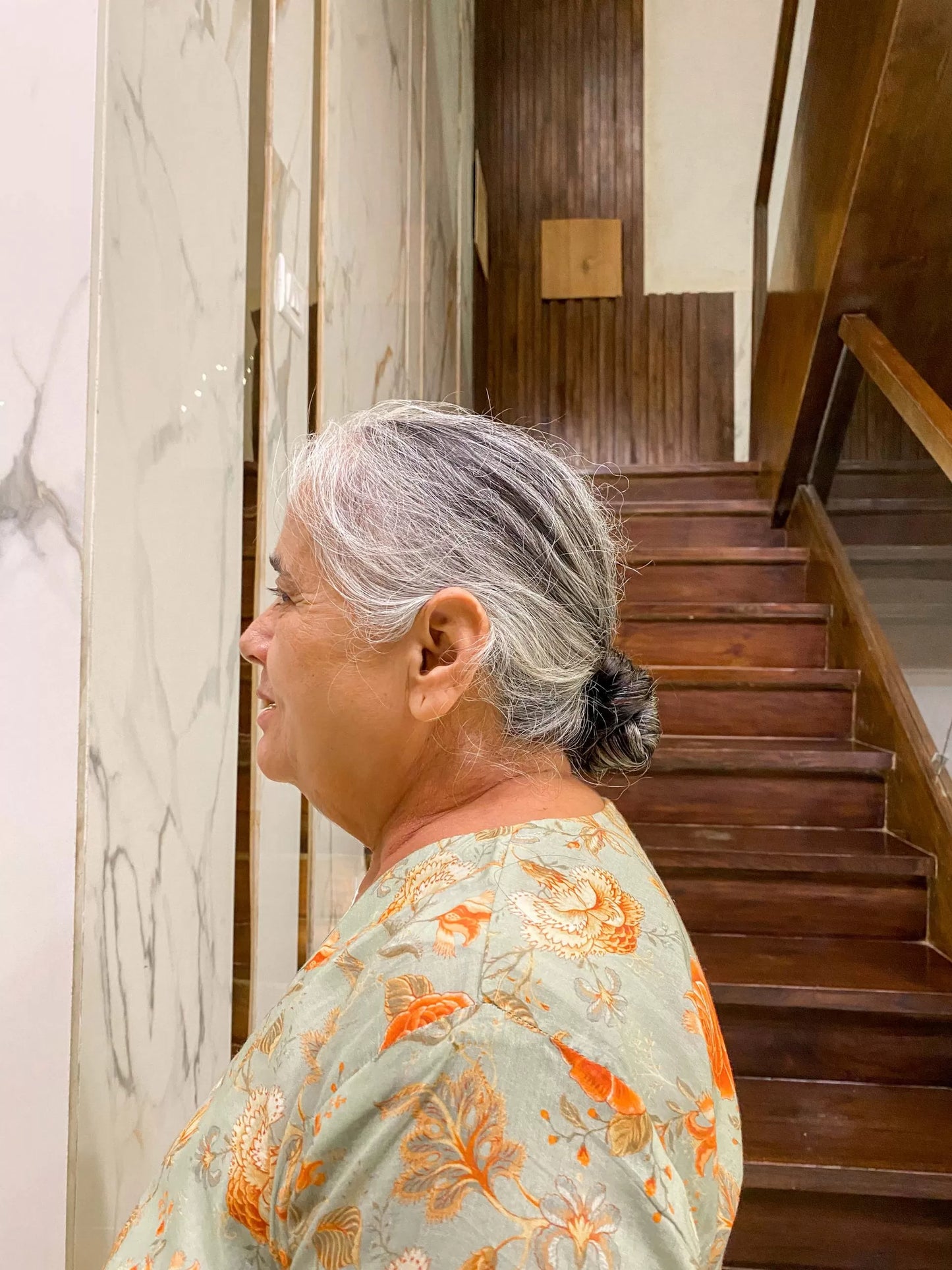 Donut Scrunchie Salt & Pepper Human Hair |