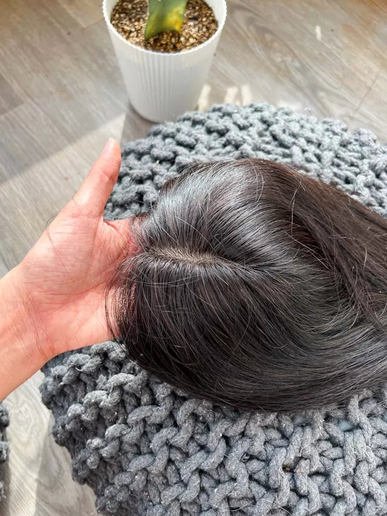 Silk Top Wefted LONG HAIR TOPPER |