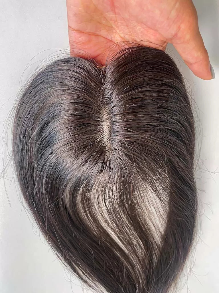 Mini Scalp Topper  –  2 x 3 Silk Base Hair Topper | ATLAS EXTENSIONS|