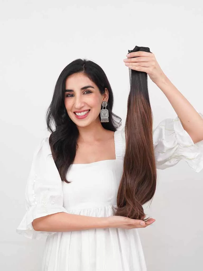 Premium Clip-in Hair Extensions  –  Set of 4 |