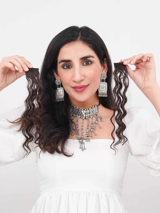 CURLY Frame My Face - Set of 2 Non- Seamless Clip-In Extensions |