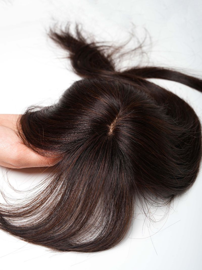 Frange avec surmatelas pour cheveux du cuir chevelu