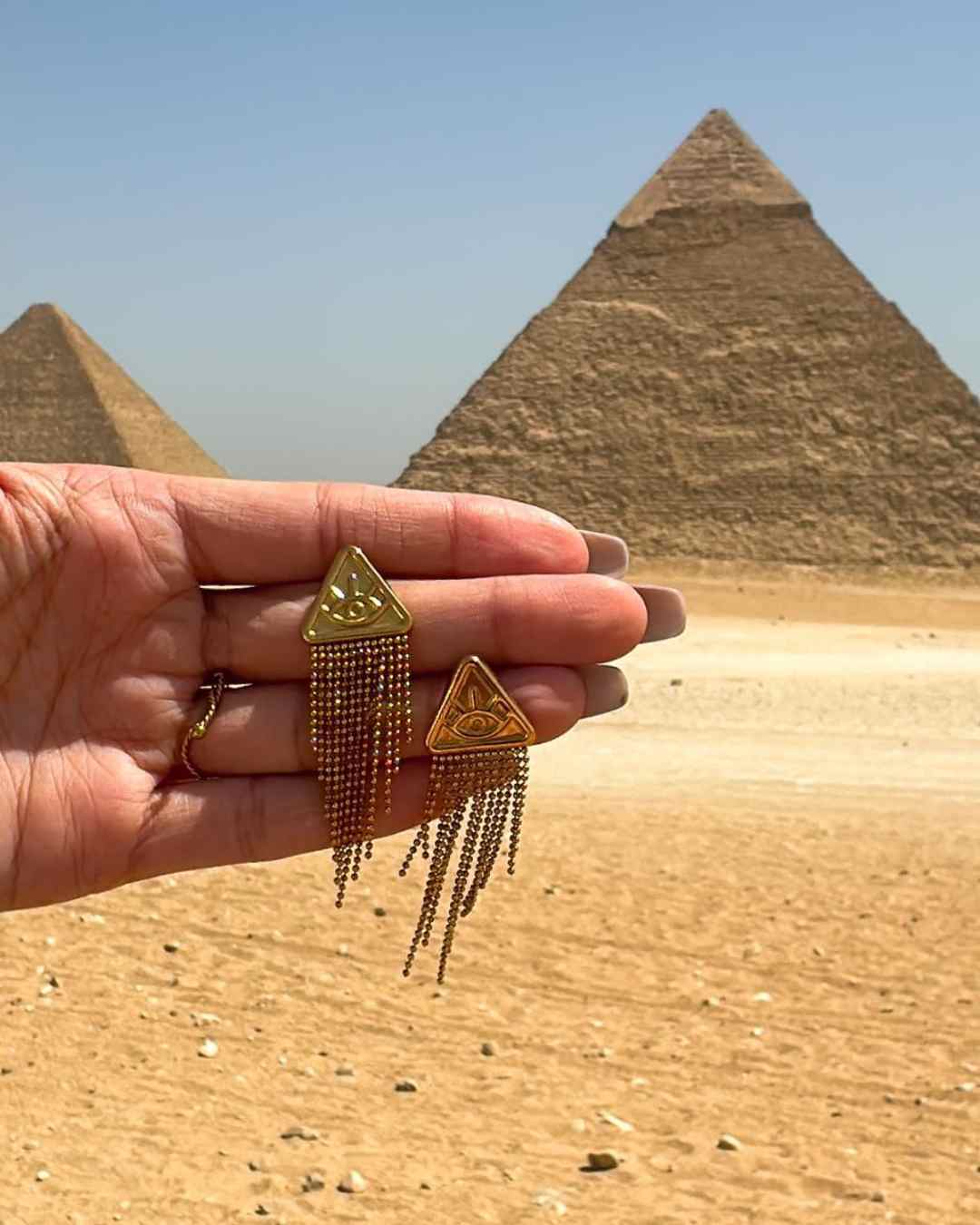 Cairo Earrings| Evil Eye Jewel