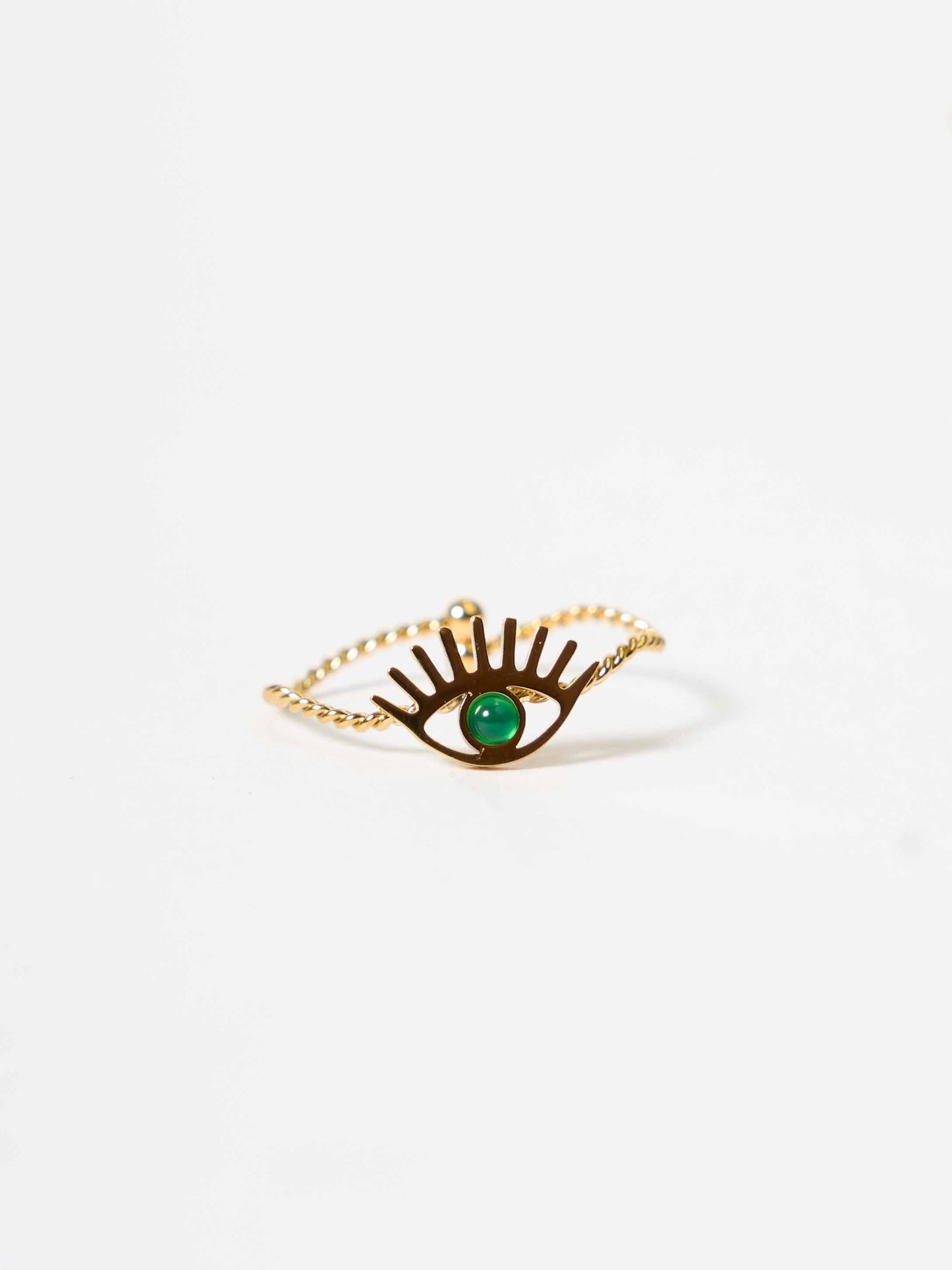 Delicate Evil Eye - Adjustable Ring | Evil Eye Jewel