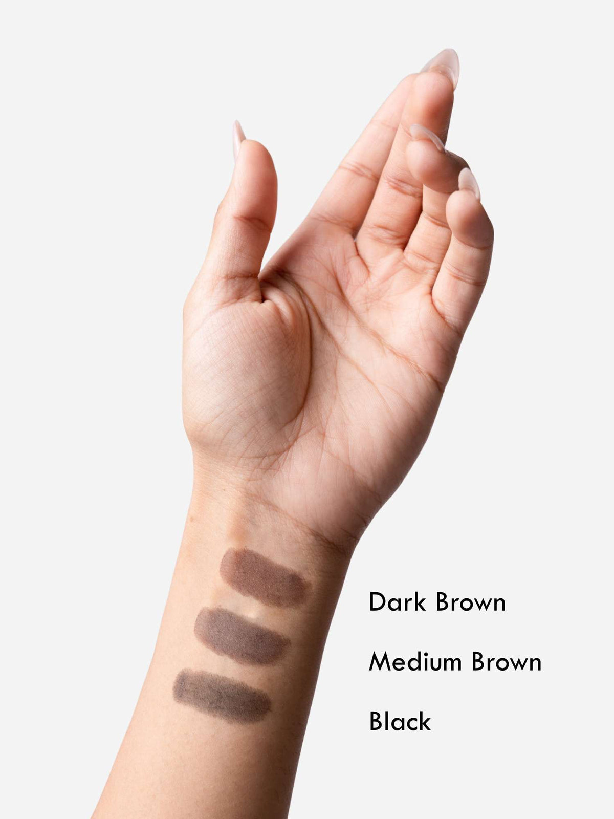 Hair fiber powder shades