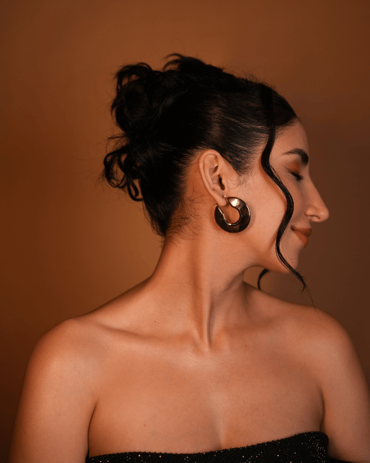 Kundal Hoops | Evil Eye Jewel