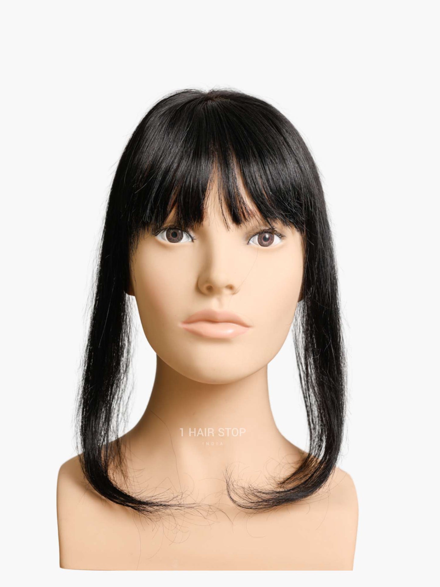 2.5x3'' Silk Hair Topper With Bangs