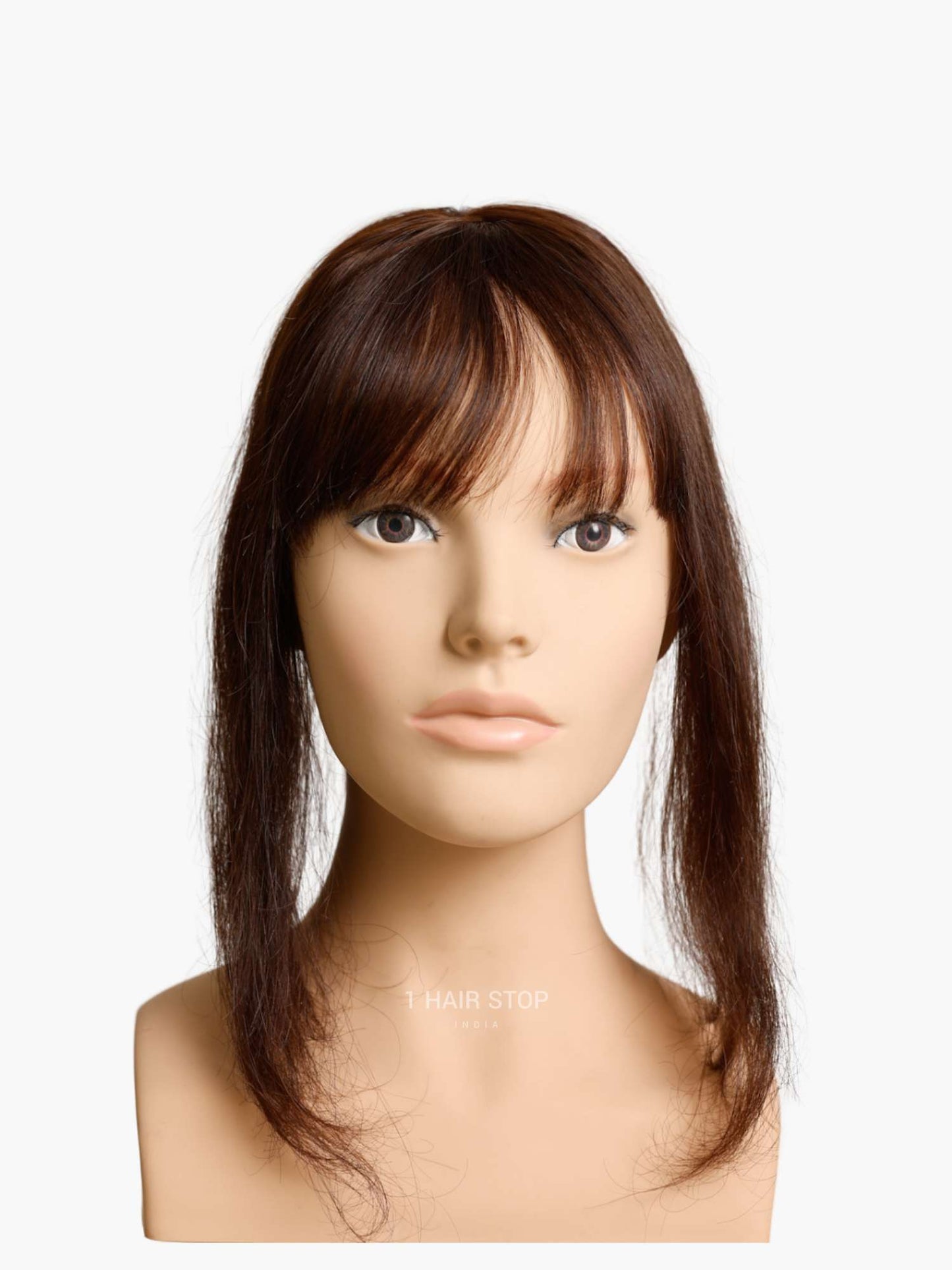 2.5x3'' Silk Hair Topper With Bangs