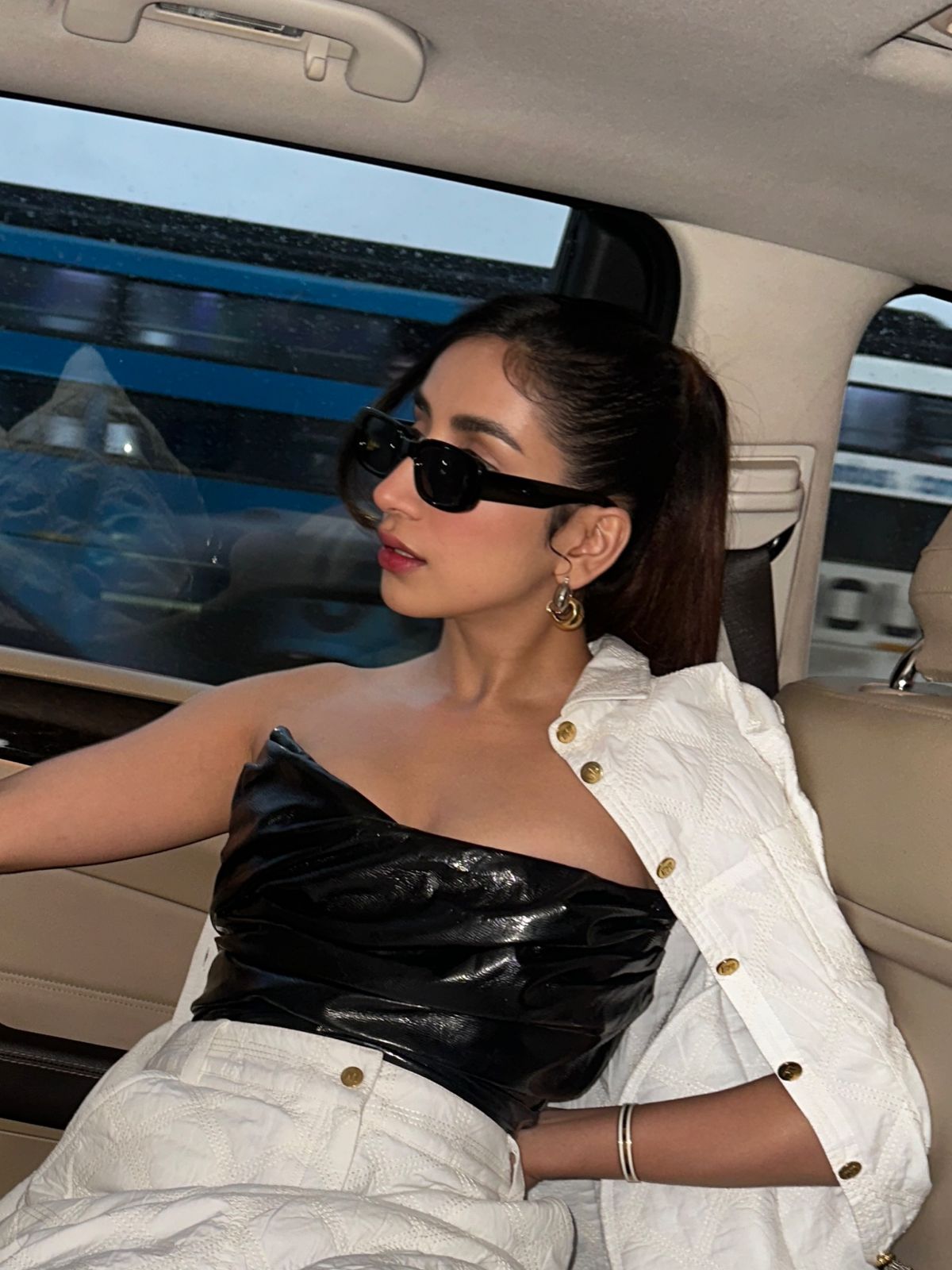 Sidra Hoops | Small Hoops -  Evil Eye Jewel