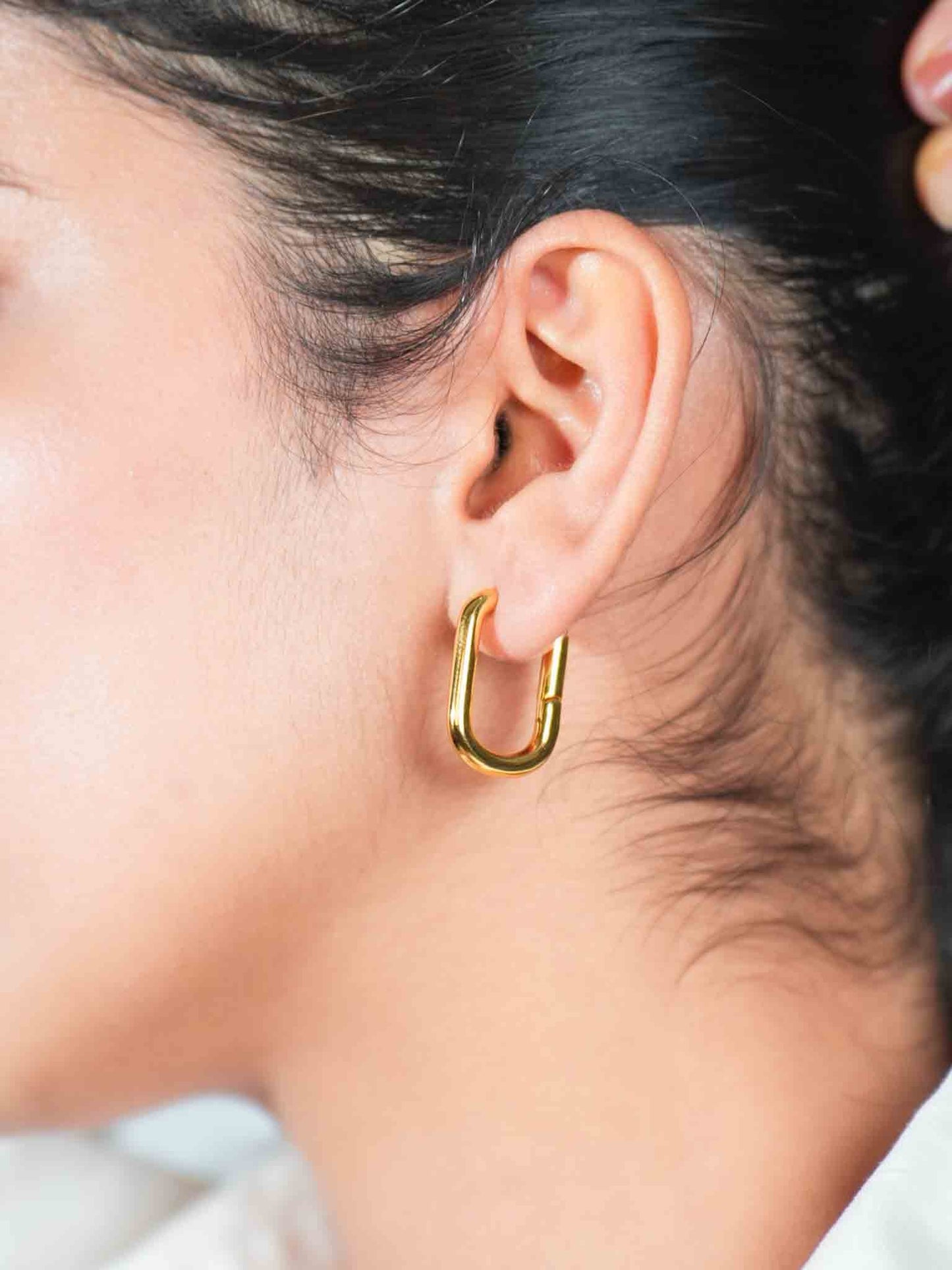 Ayat Earrings 18K Gold Plated | Evil Eye Jewel