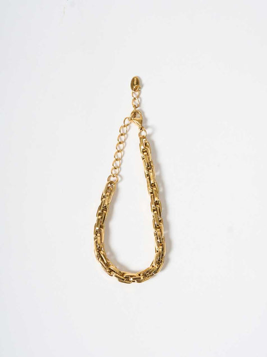 Cable Link Bracelet | Stainless Steel | Evil Eye Jewel