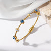 Luxe Guardian Evil Eye Bracelet – 18K Gold Plated Protection Charm
