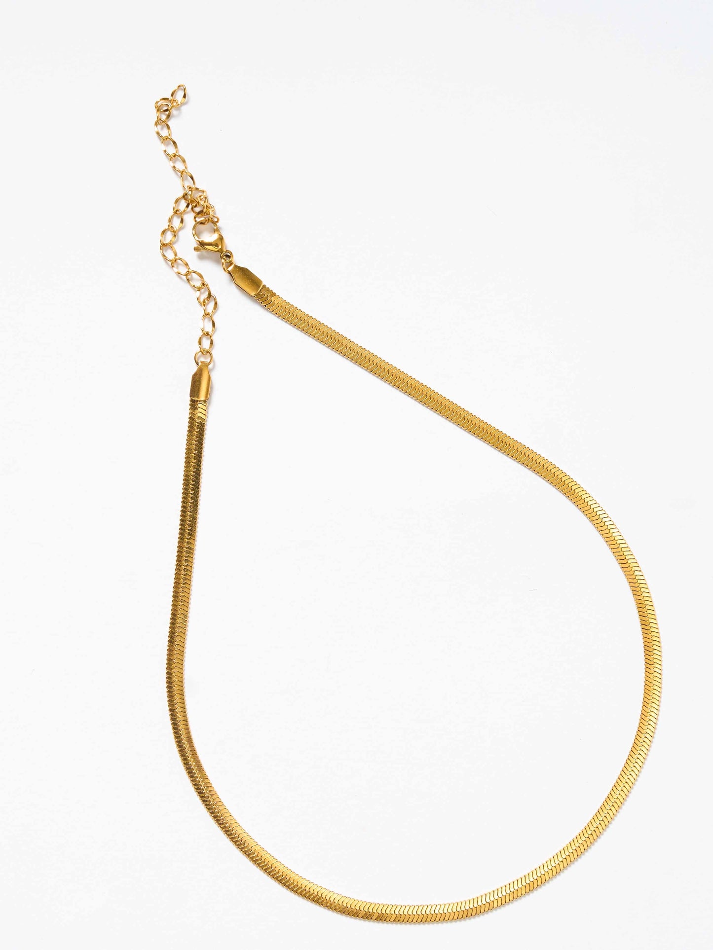 Herringbone Chain 18K Gold Plated | Evil Eye Jewel