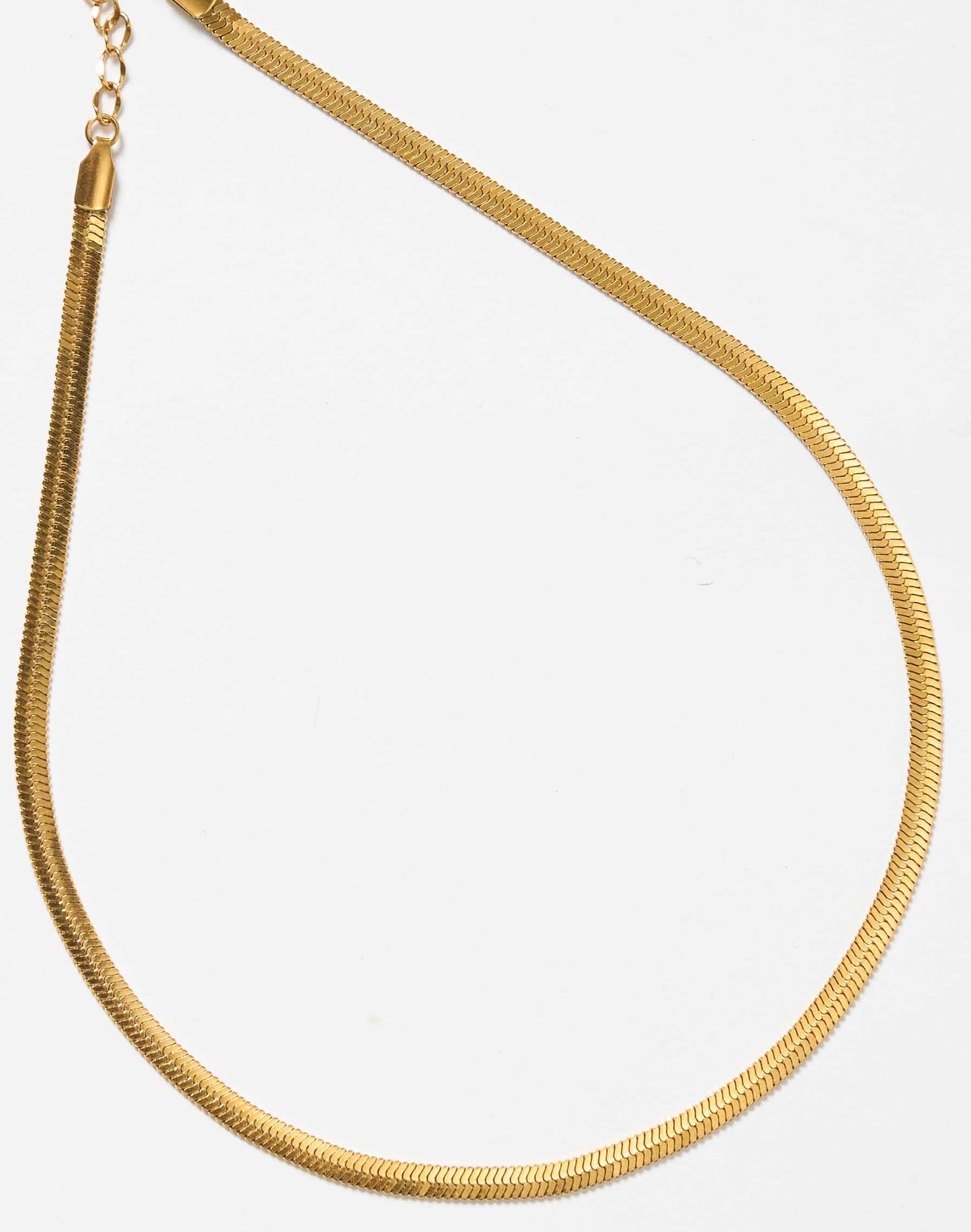 Herringbone Chain 18K Gold Plated | Evil Eye Jewel