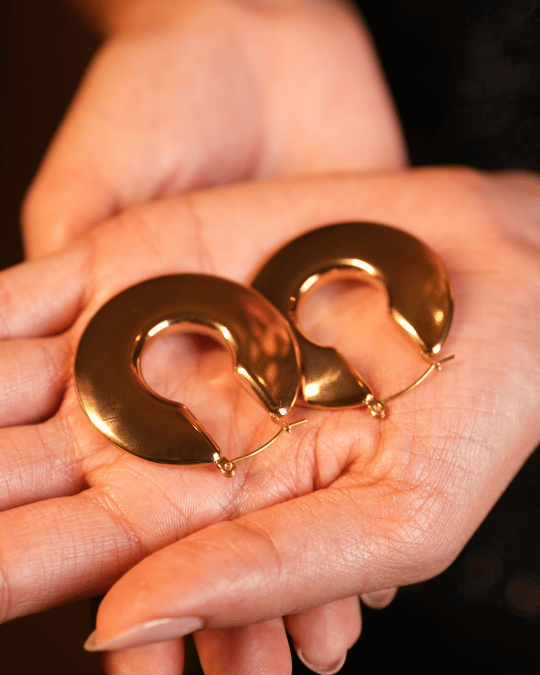 Kundal Hoops | Evil Eye Jewel