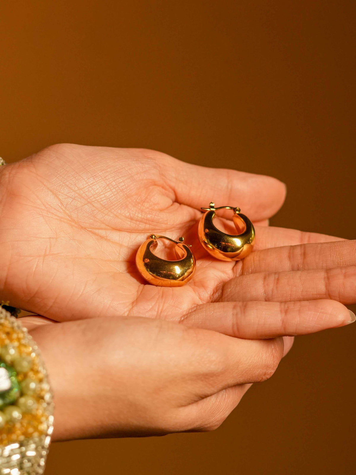 Sidra Hoops | Small Hoops - Evil Eye Jewel