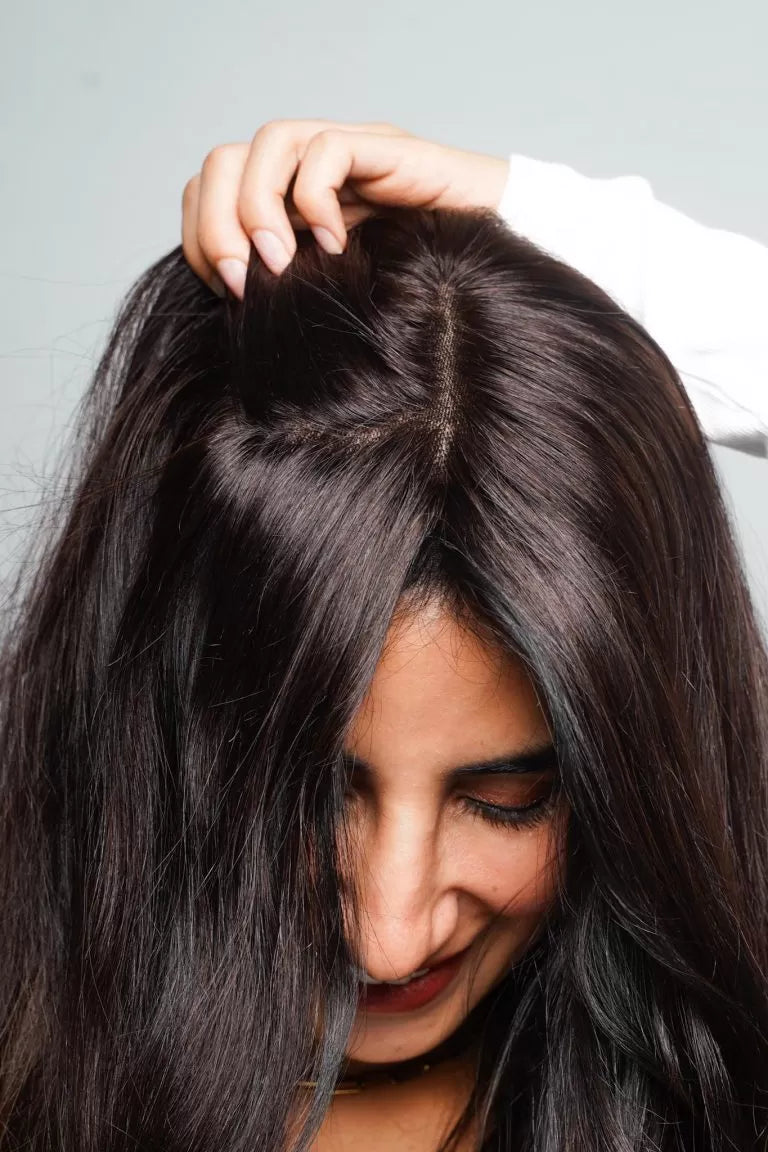 Topper Sans Couture – Taille de base 5×5 – Hair Topper