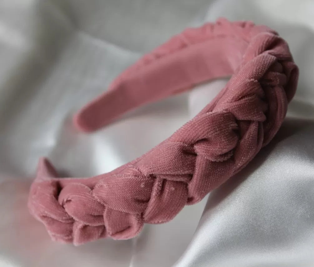 Velvet Braided Couture Headbands
