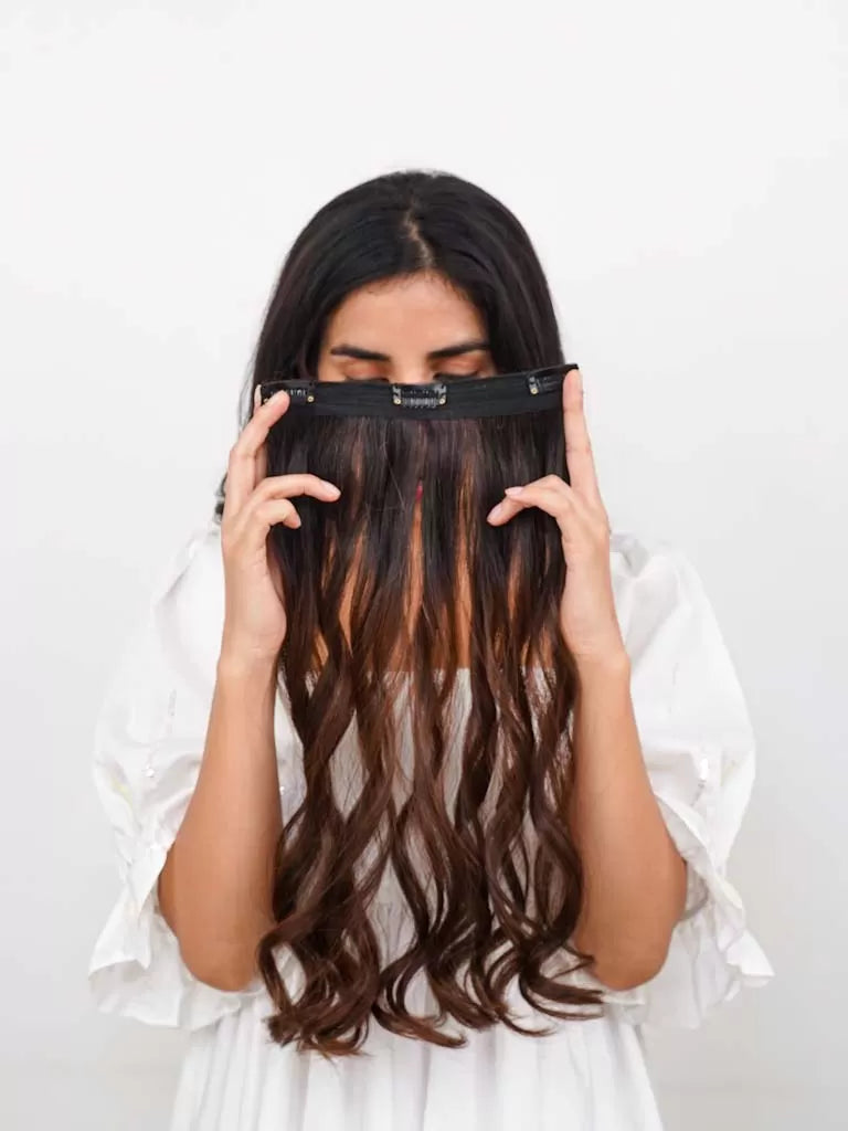 Trame à 3 clips « Donne-moi du volume » – Cheveux Premium
