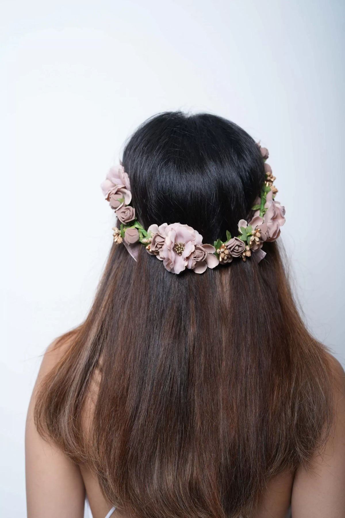 Floral Tiara – Pre wedding shoot accessory / Maternity shoot accessory