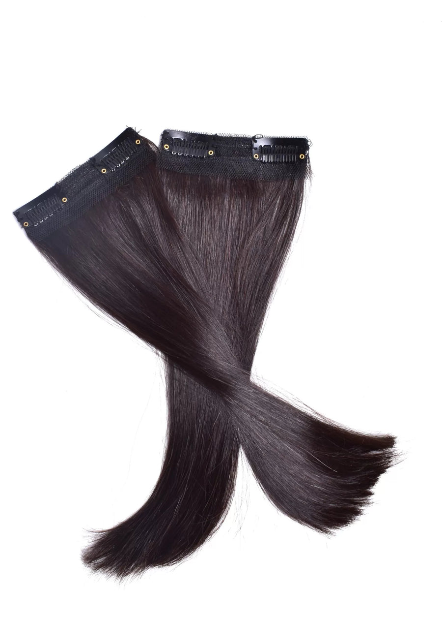 Extensions de cheveux haut de gamme – Patchs latéraux – 10 pouces