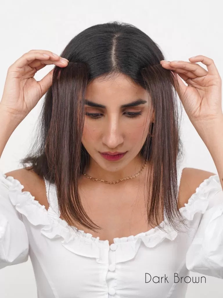 Frame My Face – Set of 2 Seamless Clip-In (Perfect for Receding Hairline)