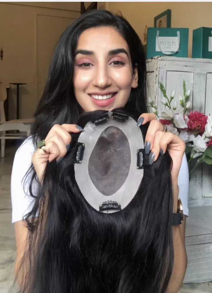 Crown Topper – Hair Topper – For Maximum Coverage