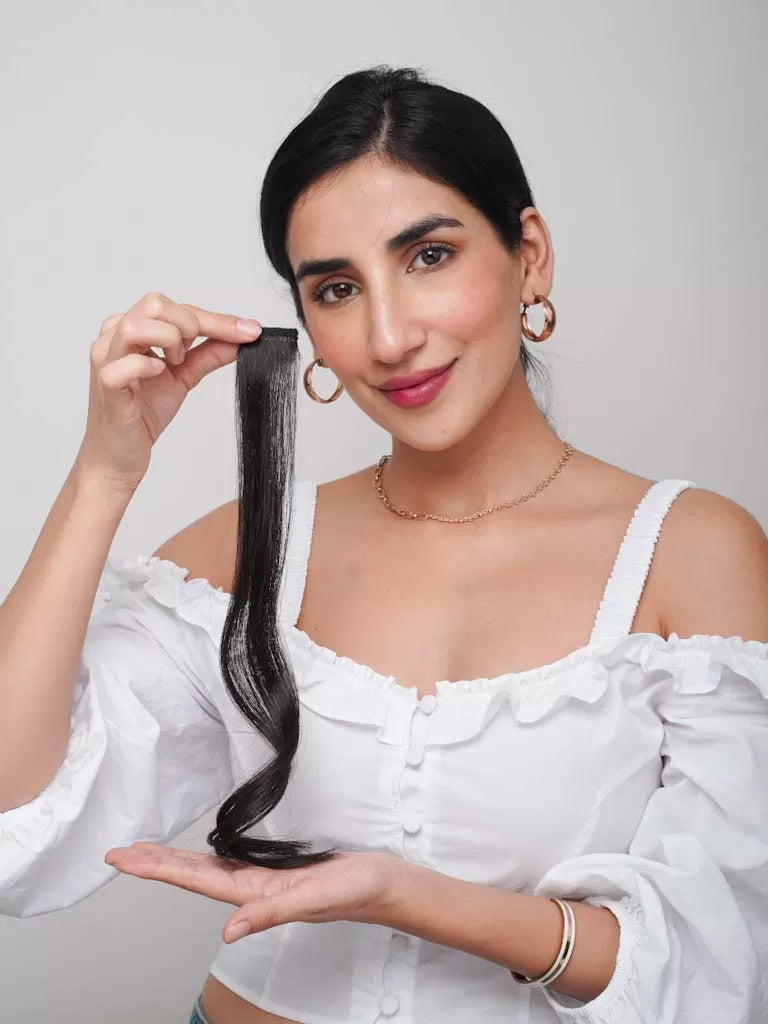 Mèches de cheveux à pince unique | cheveux
