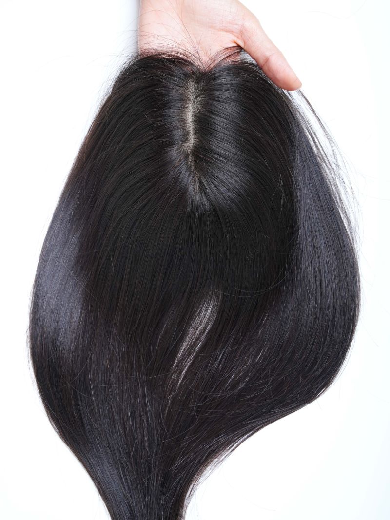 Silk Top Wefted LONG HAIR TOPPER