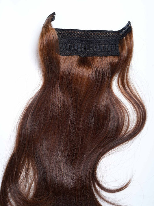 Extensions de cheveux Halo – Cheveux haut de gamme – 10 pouces – 24 pouces