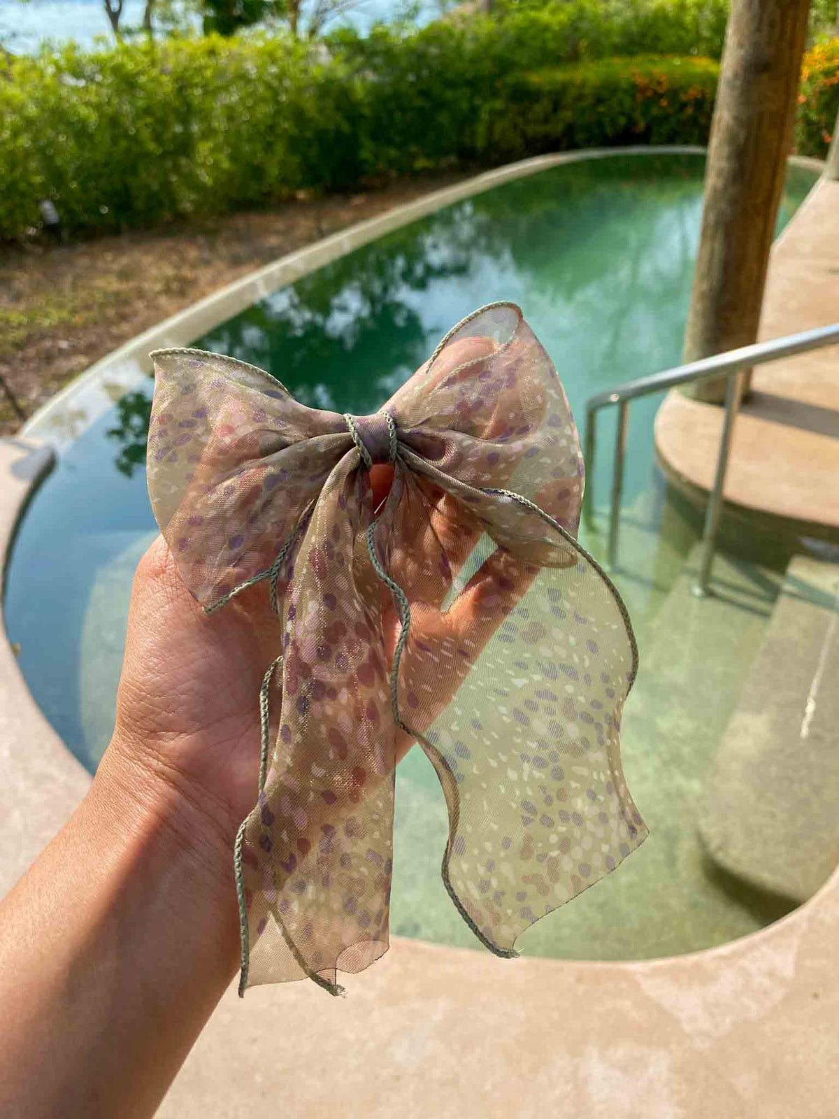 Noeuds Organza Nature