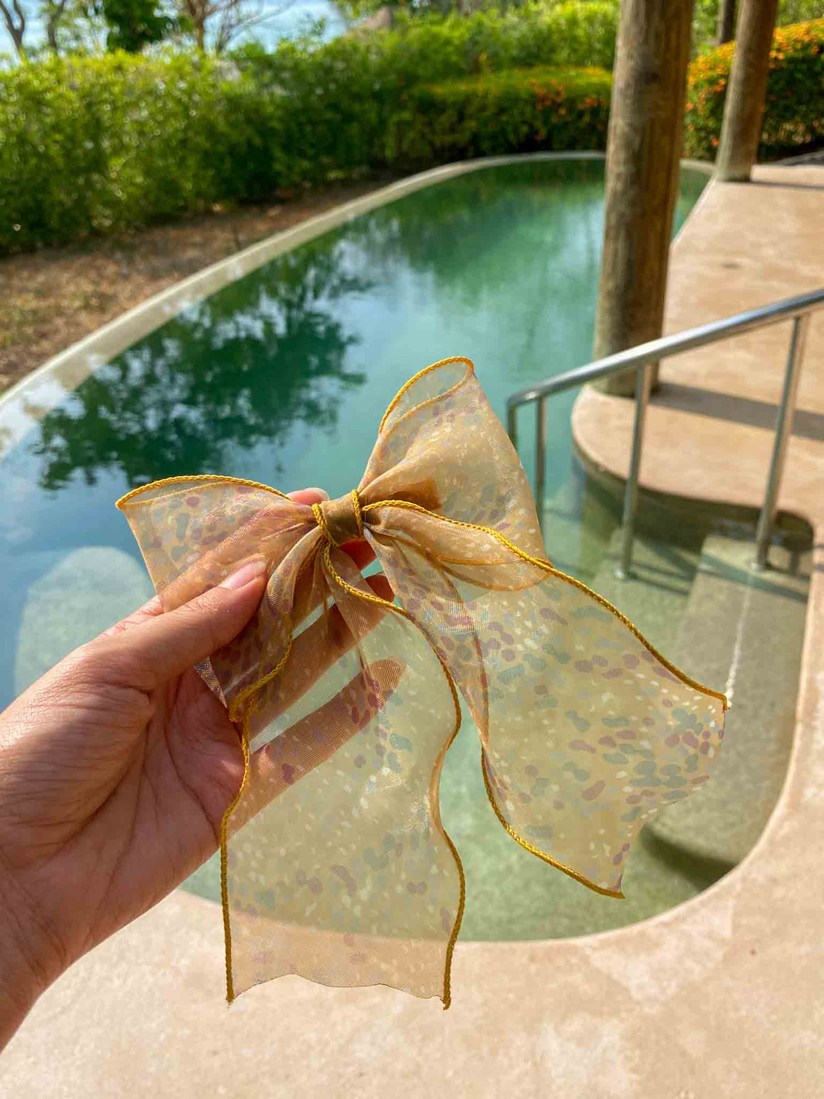 Noeuds Organza Nature